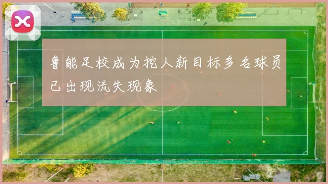 鲁能足校成为挖人新目标多名球员已出现流失现象